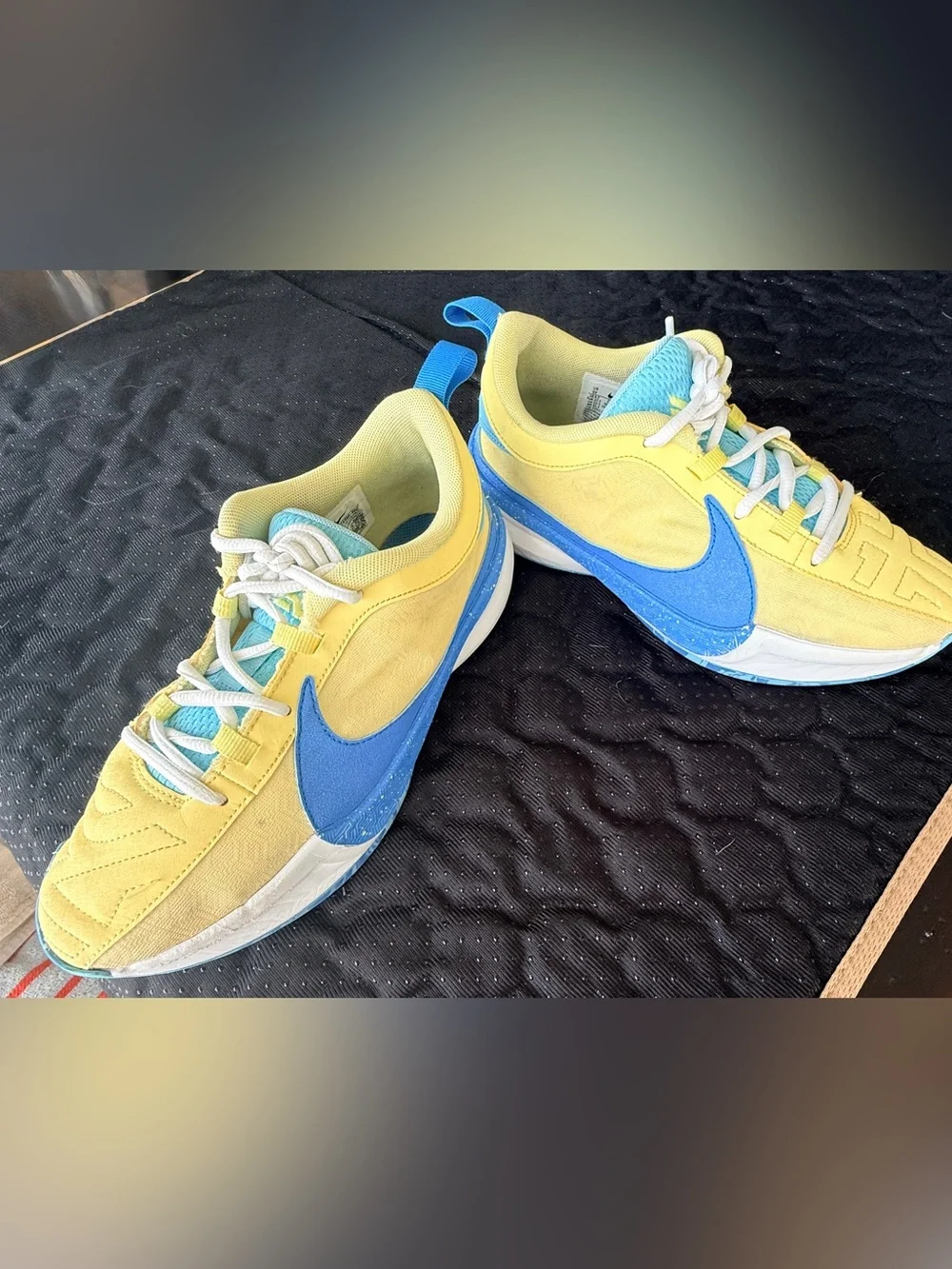 Nike Zoom Freak 5 GS Canary Yellow Through My Eyes Basketball Shoes girls 5Y